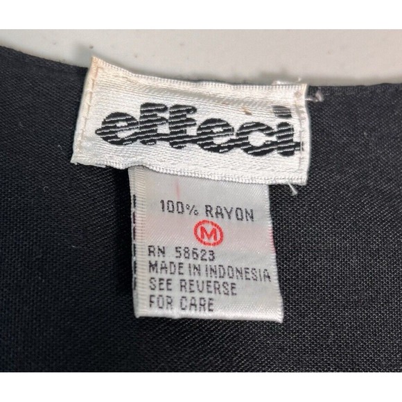 Creazioni Effeci Batik Womens Medium Beaded Vest Retro Brown Funky 70s Bohemian - Picture 5 of 9